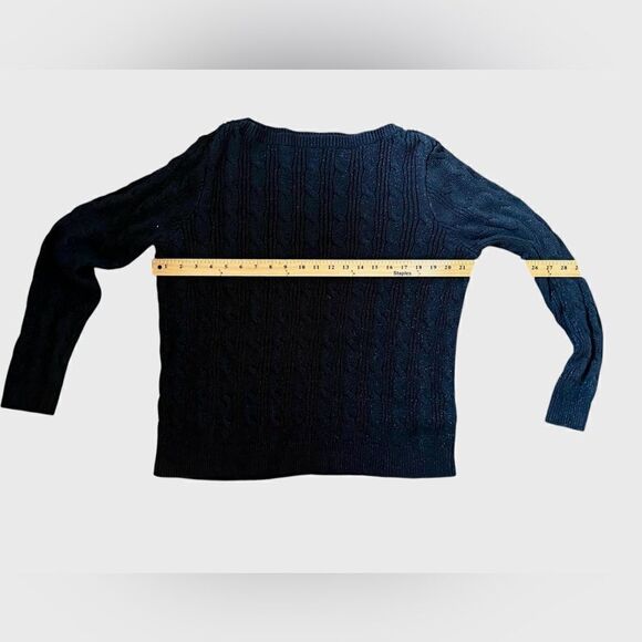 NWOT Ralph Lauren Cable Knit Cotton Blend Crew Neck Sweater - Picture 5 of 9